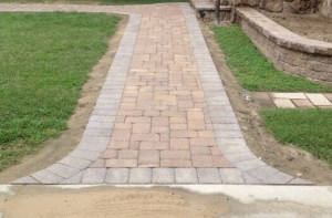 Paver Walkway Wrap Hardscaping Barrington NJ